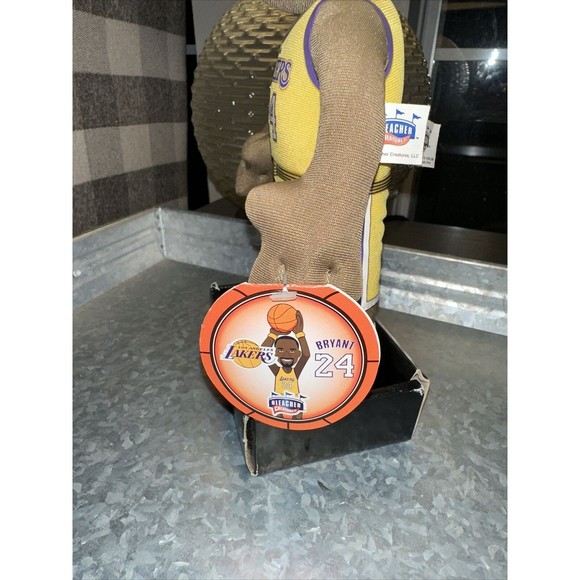 KOBE BRYANT #24 LOS ANGELES LA LAKERS BLEACHER CREATURES NBA 10" PLUSH – NEW - Picture 3 of 5